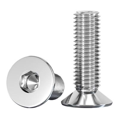 【美制英制】304沉头内六角螺丝