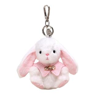 YUYI原创可爱粉色小兔子温蒂兔毛绒玩偶公仔书包包挂件钥匙扣挂饰