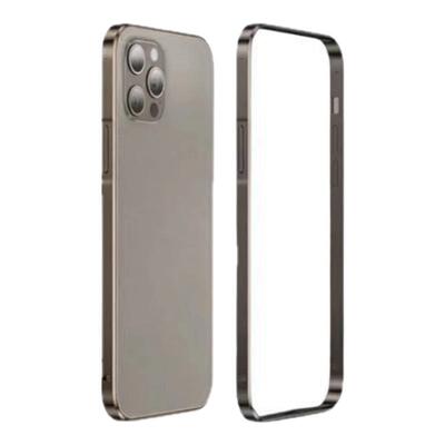 适用17promax卡扣金属边框壳