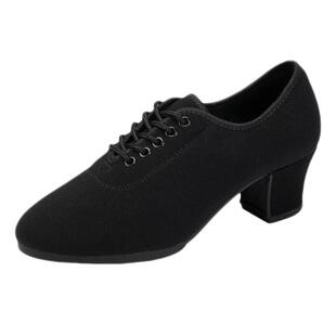 舞诺牛津布广场舞鞋女士成人舞蹈鞋软底中高跟形体交谊水兵跳舞鞋