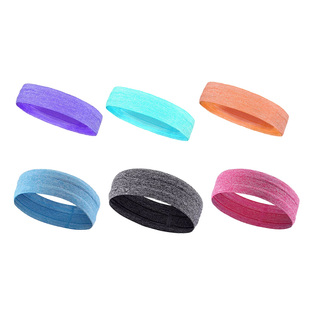 橄榄球跑步运动头带吸汗带防滑止汗头带瑜伽发带网球运动  头巾