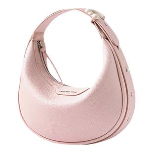 Amazing Song乙颂半月包小号荔枝纹牛皮月牙包手提斜挎单肩腋下包