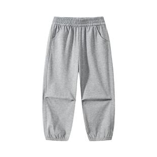 植木男童裤子2026春新款中大童抗菌速干伞兵裤长裤儿童裤子童装