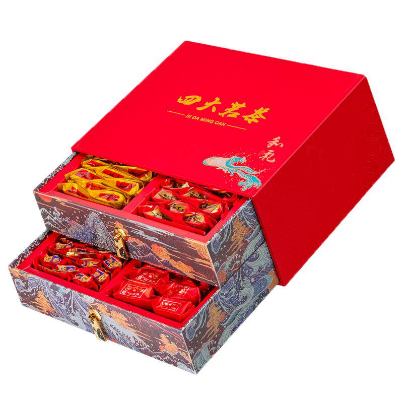 茗茶组合金骏眉小种铁观音大红袍