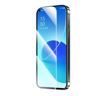适用OPPOReno6钢化膜保护全屏全覆盖防摔reno6贴膜神器无白边秒贴高清防指纹OPPO手机膜抗蓝光护眼全包边除尘