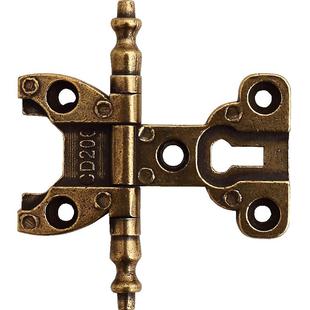 仿古子母合页青古铜3寸复古欧式圆形合叶衣书橱柜门仿古铜色铰链