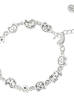 吴越老银铺足银正品手链可爱手串