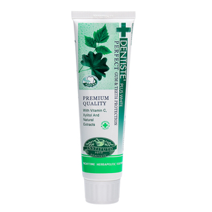 泰国牙膏dentiste丹师特原装进口711同款薄荷去口臭去黄持久清新