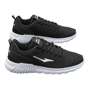 鸿星尔克官方正品男鞋夏季新款网面透气跑步鞋男士黑色轻便运动鞋