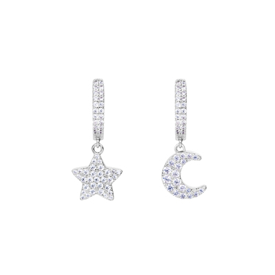 ARSIS星月微光镶钻吊坠耳环