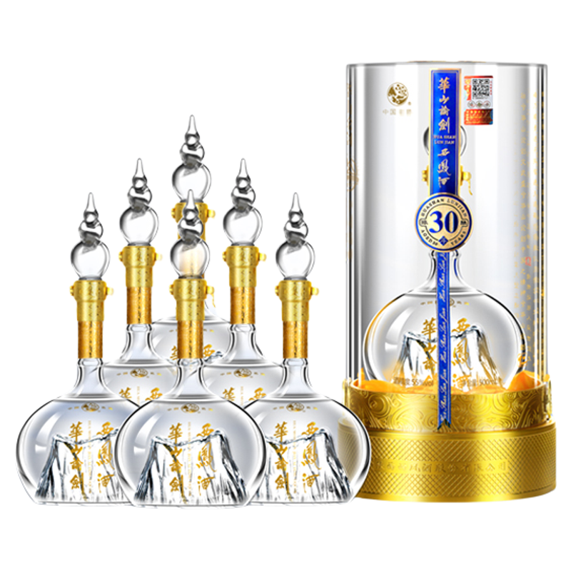 华山论剑西凤酒30年55度500ml*6