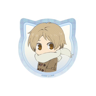 《夏目友人帐》猫咪徽章 方形徽章 官方授权正版周边夏目贵志吧唧