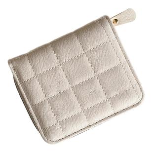 简约小众小钱包ins复古女款百搭小巧日韩迷你学生卡包零钱夹皮夹