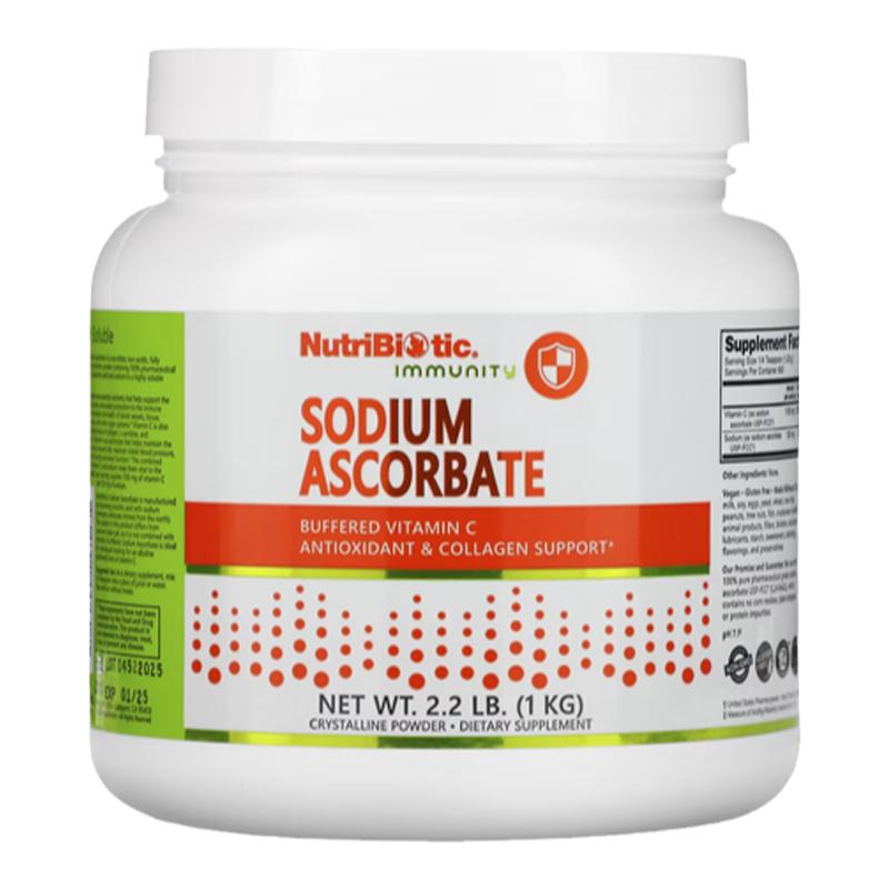 NutriBiotic進(jìn)口免疫強(qiáng)化抗壞血酸鈉結(jié)晶粉維生素C粉維礦易吸收高