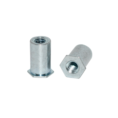 环保镀锌通孔压铆螺母柱M2~M8
