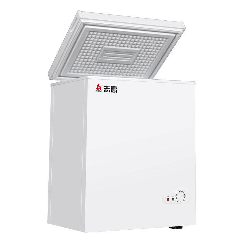 志高一级节能小冰柜家用全冷冻小型迷你保鲜冷冻冷藏两用卧式冷柜