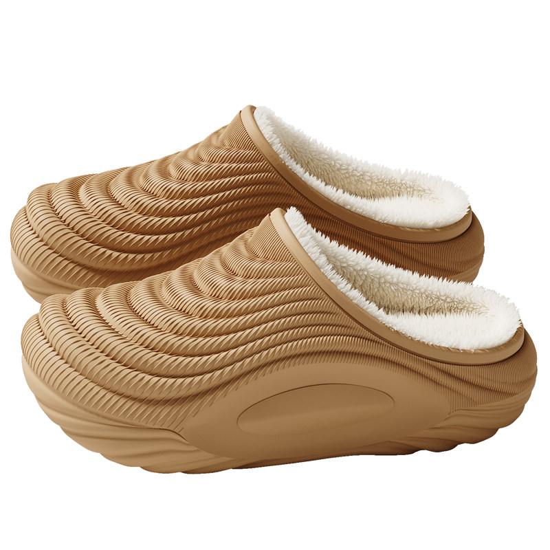 德国医用手术室防水棉拖鞋男冬季2025新款厚底防滑加绒棉鞋男外穿