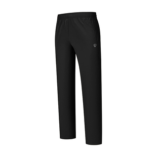 乔丹直筒运动长裤男子2026夏季新款冰丝跑步宽松休闲正品梭织裤子