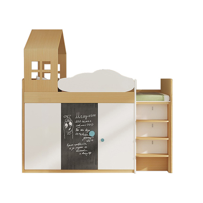 考拉森林北欧风多功能儿童半高床