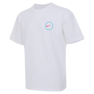 耐克男子2025夏新款宽松运动透气舒适篮球短袖T恤HJ3407-100-010