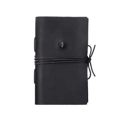 意大利牛皮手工绑带笔记本