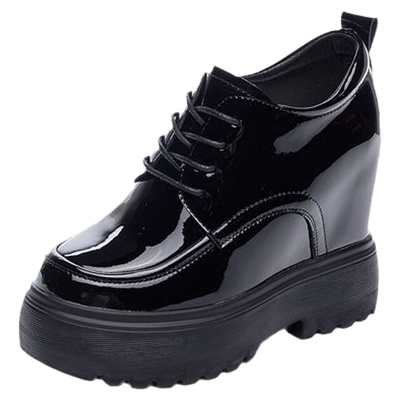 小个子加绒春秋冬超厚底单鞋女鞋