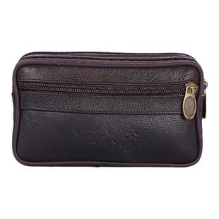 男士夏天简易放手机和钥匙的小包收纳袋男款零钱包穿皮带真皮腰包