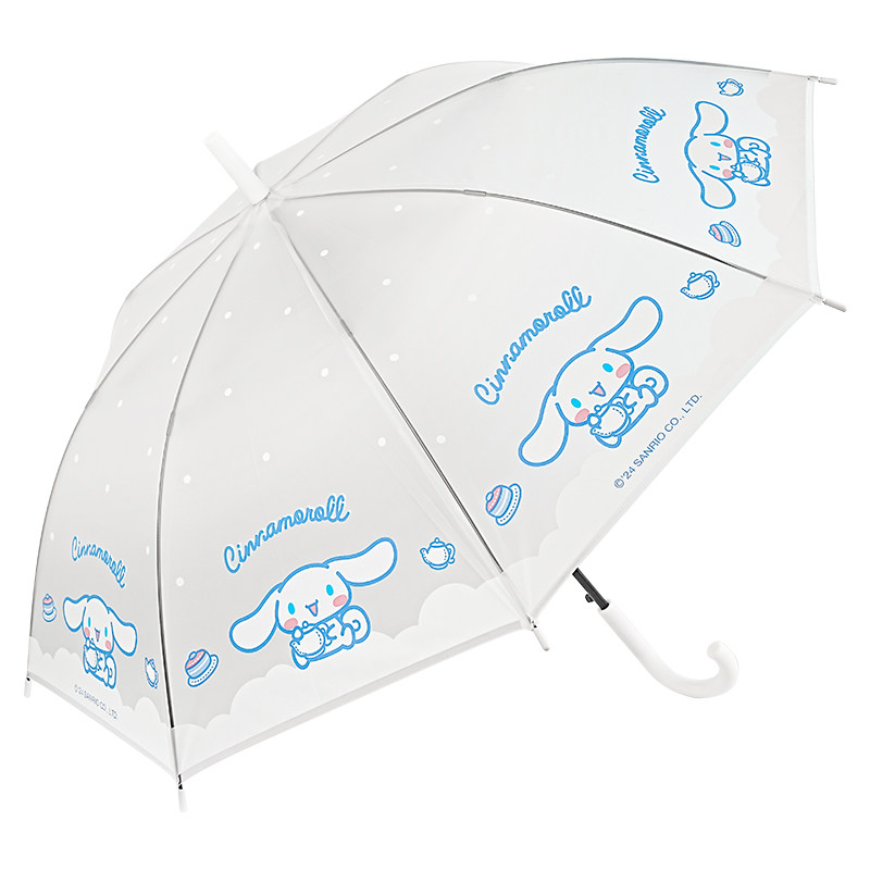 三丽鸥正版玉桂狗儿童磨砂透明雨伞自动长柄伞小学生上学专用男孩