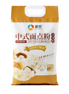 新良中式面点粉5斤中筋麦芯粉