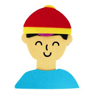 棕色的熊Brown Bear绘本毛毡儿童课堂互动英语教具早教公开课玩具