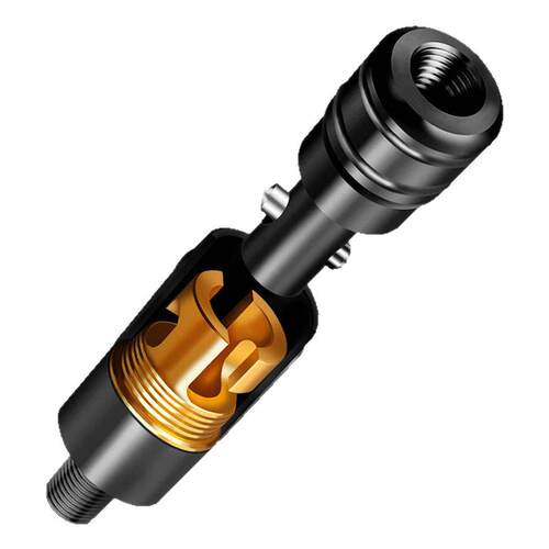 抄网快速连接器通用配件接头抄网头配件抄网竿通用防转接头抄网杆