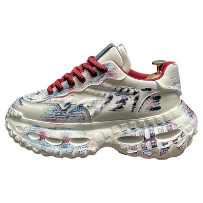 复古擦色老爹鞋男款休闲鞋