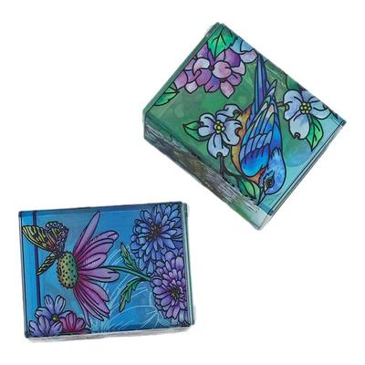 彩绘玻璃浪漫复古中式装饰摆件