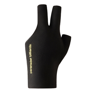 秋冬季台球手套德绒保暖露三指高档桌球杆防滑斯诺克专用职业粉色