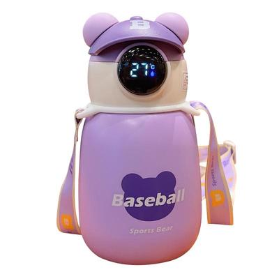 创意卡通316大肚保温杯智能显温