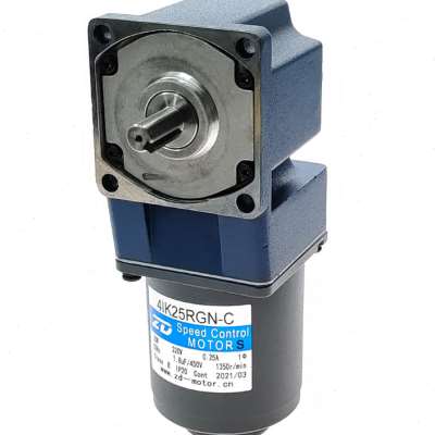 25W 220V 交流齿轮减速电机 4IK25RGN-C 可配 4GN 3K~750K 变速箱