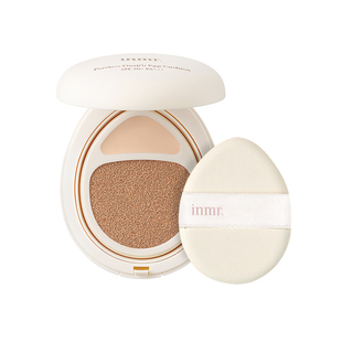 INMR无瑕双效贴合蛋型气垫遮瑕色斑黑眼圈轻薄持久不脱妆送粉扑
