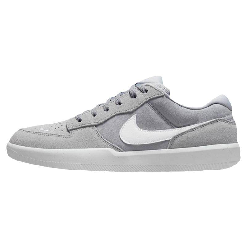 耐克NIKE SB FORCE 58 新款灰白男女翻毛皮运动板鞋 CZ2959-004