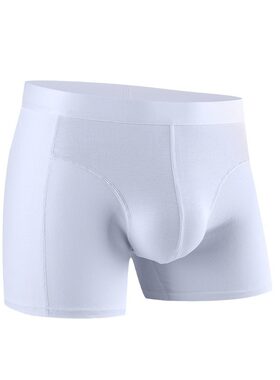 男士运动内裤纯棉男式加长款防磨