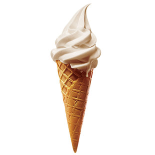 汉堡王 北海道风味华夫筒冰淇淋甜筒