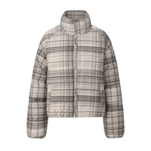 24ANS LTD一直备受海外明星时尚博主青睐 | 线条格纹羽绒服