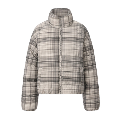 24ANS LTD一直备受海外明星时尚博主青睐 | 线条格纹羽绒服