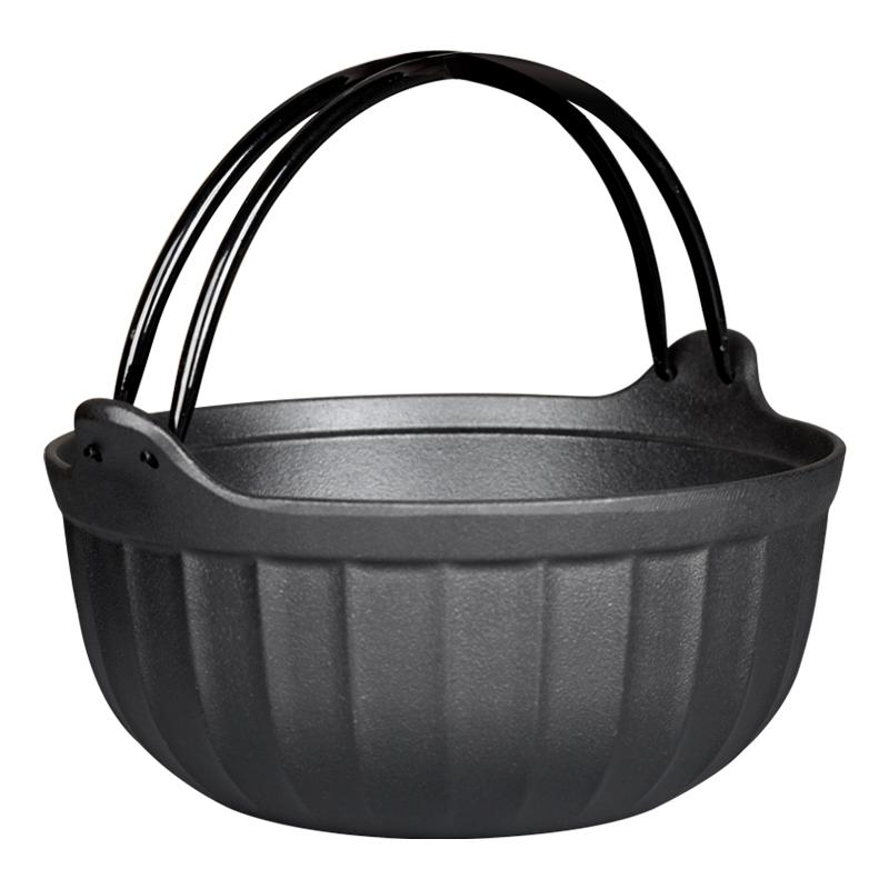 九铸寿喜锅铸铁炖锅老式生铁锅汤锅家用电磁炉专用户外卡式炉火锅