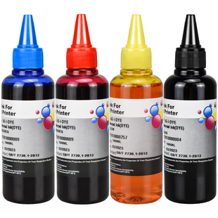 dcpt220彩色填充墨水通用brother兄弟彩印打印机DCP-T220墨盒加墨专用彩墨添加油墨备用磨水补充颜料水彩彩油