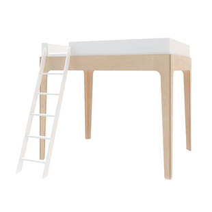 进口oeuf NYC Perch 实木高低床上下床儿童床双层床子母床北欧风