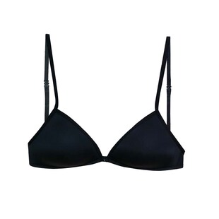 法式内衣女无钢圈性感前扣美背细带挂脖女夏季无痕薄款三角杯文胸
