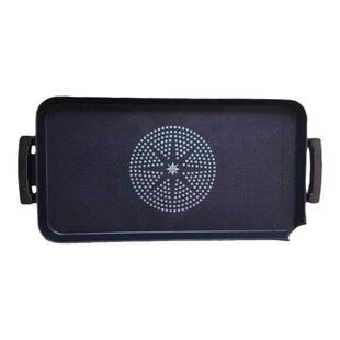 韩国电烤盘家用无烟烧烤盘铁板烧烤肉锅电烤盘韩式烤肉盘烤盘不粘