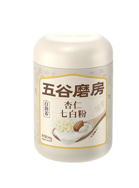 五谷磨房杏仁七白粉546g