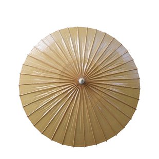 非遗纯手工油纸伞汉服复古风舞蹈道具古典旗袍定制米白土黄纯色