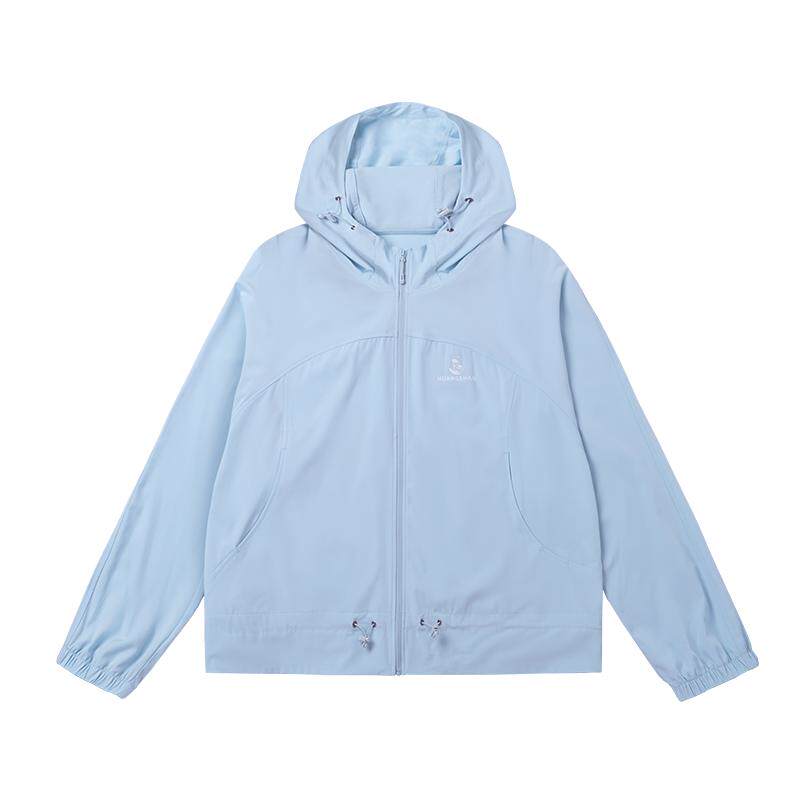 黄山联名骆驼户外26薄款女UPF400+速干透气短外套轻薄登山防晒服
